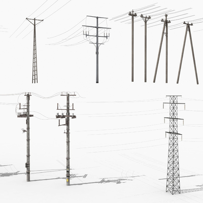 电线杆3d模型