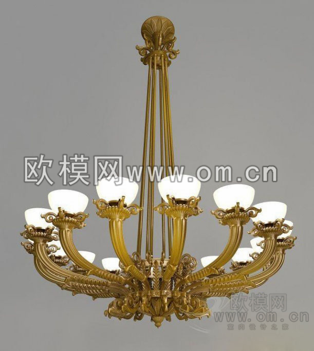 3dmax欧式吊灯制作步骤,3dmax欧式沙发制作步骤 欧式金属吊灯3d模型免费下载-免费3dmax模型库-欧模网