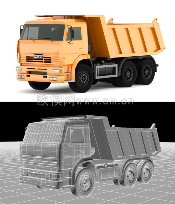 现代卡车3d模型
