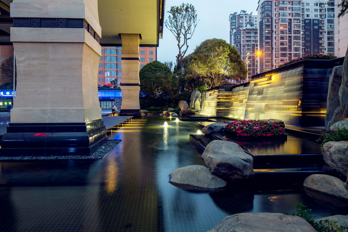 14980长沙瑞吉酒店斜线--GVL怡境景观设计wps无法景观后绘制v酒店图片