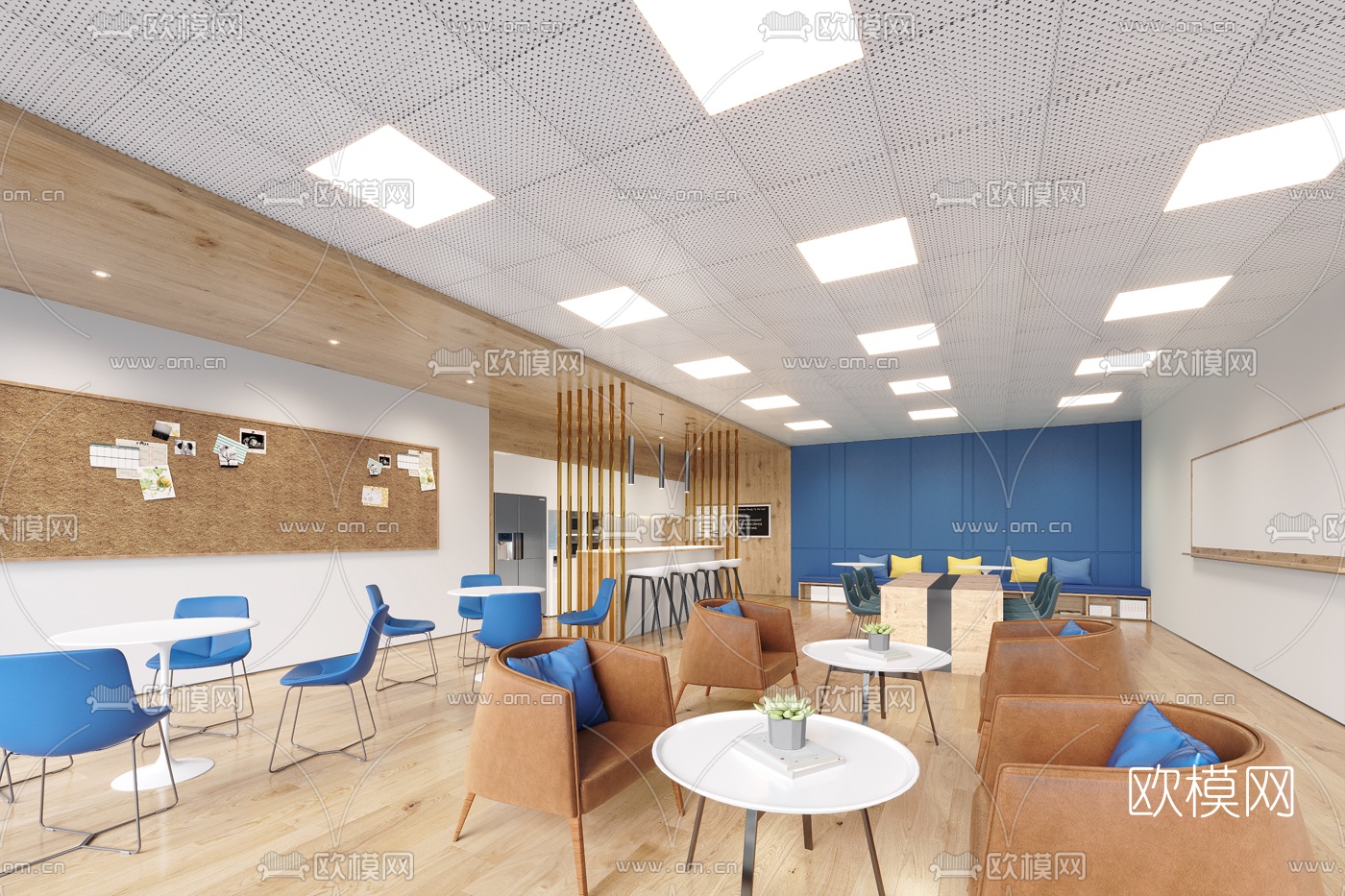 办公室茶水间3d模型下载