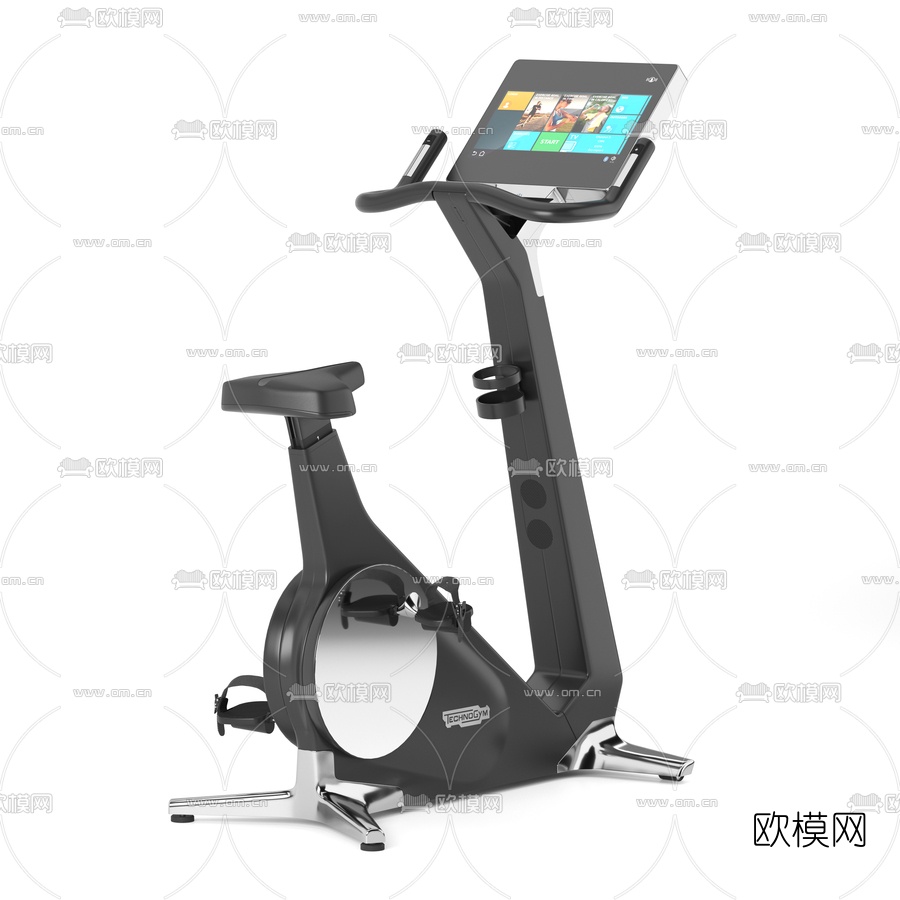 自行车健身器材3d模型下载
