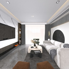 西湖国际现代黑白灰