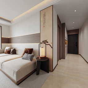 新中式客餐厅全景