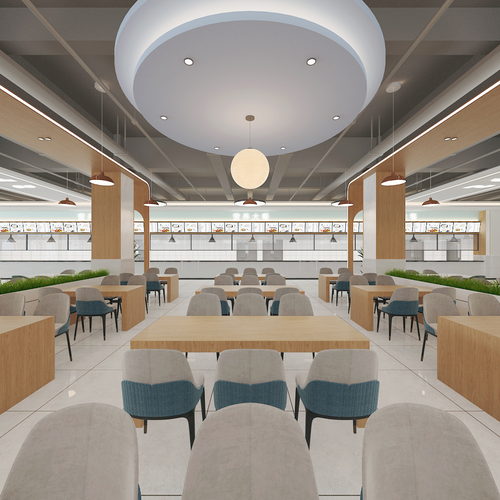 昆明城市学院三楼餐厅