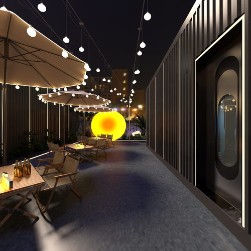 黄埔滚石中文CLUB集装箱派对房