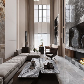 意式挑空客餐厅