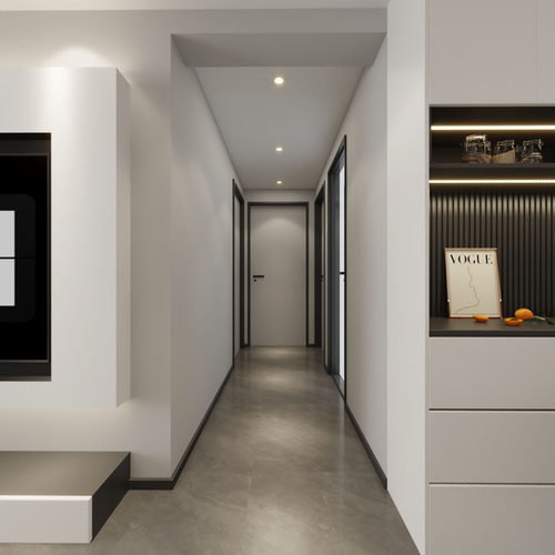 郑州 绿都澜湾6#203 黑白灰