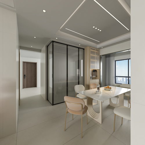 御景中央客餐厅效果图