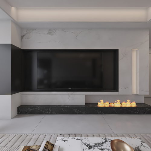 现代黑白灰极简