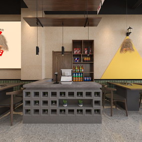 爆火锅黄河馨园店全景效果