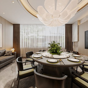 齐和轩食府全景效果图