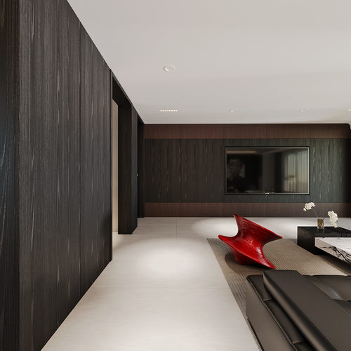 客餐厅全景效果