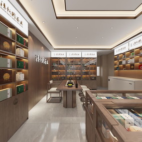 新清园茶业——装修设计效果图