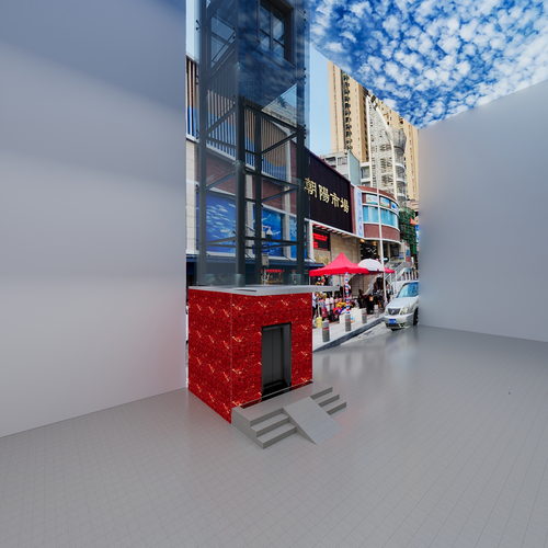 朝阳市场第二台电梯效果图