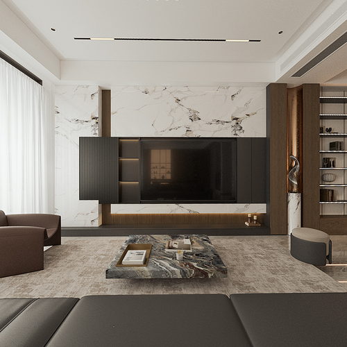 现代风格丨设计师：谭俊杰