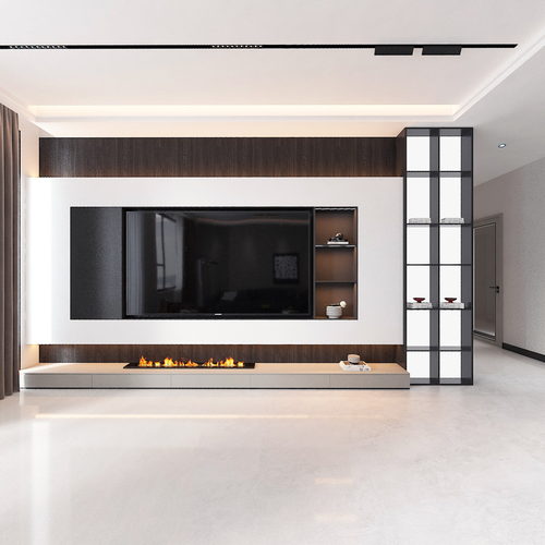 南南蔡新中式与现代客厅