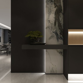 花厅口三楼入户玄关