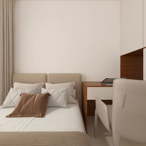 凤凰山居极简中古风效果图