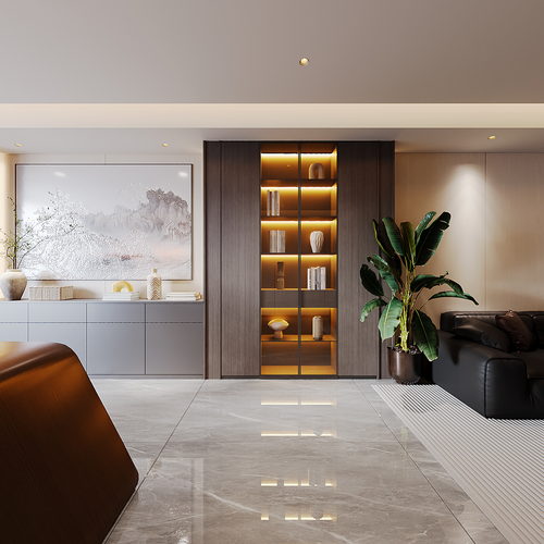 农资店二楼楼梯大厅、会议室、总经理办公室