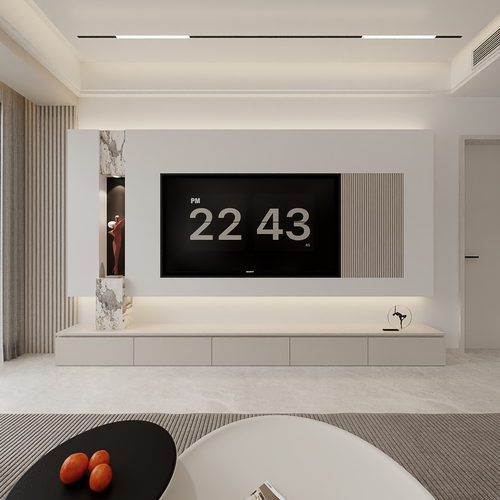 九里云台6栋8-1现代风格效果图