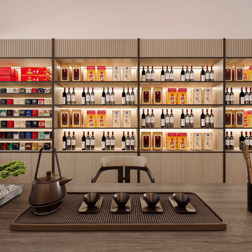 鑫隆宏设计|隆兴烟酒商行店铺