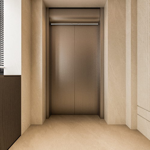 华富自建电梯间