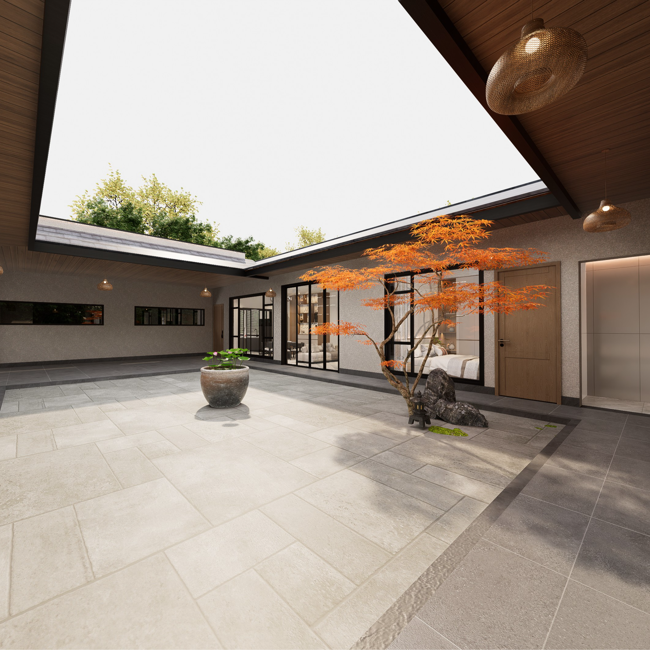 新皂自建四合院
