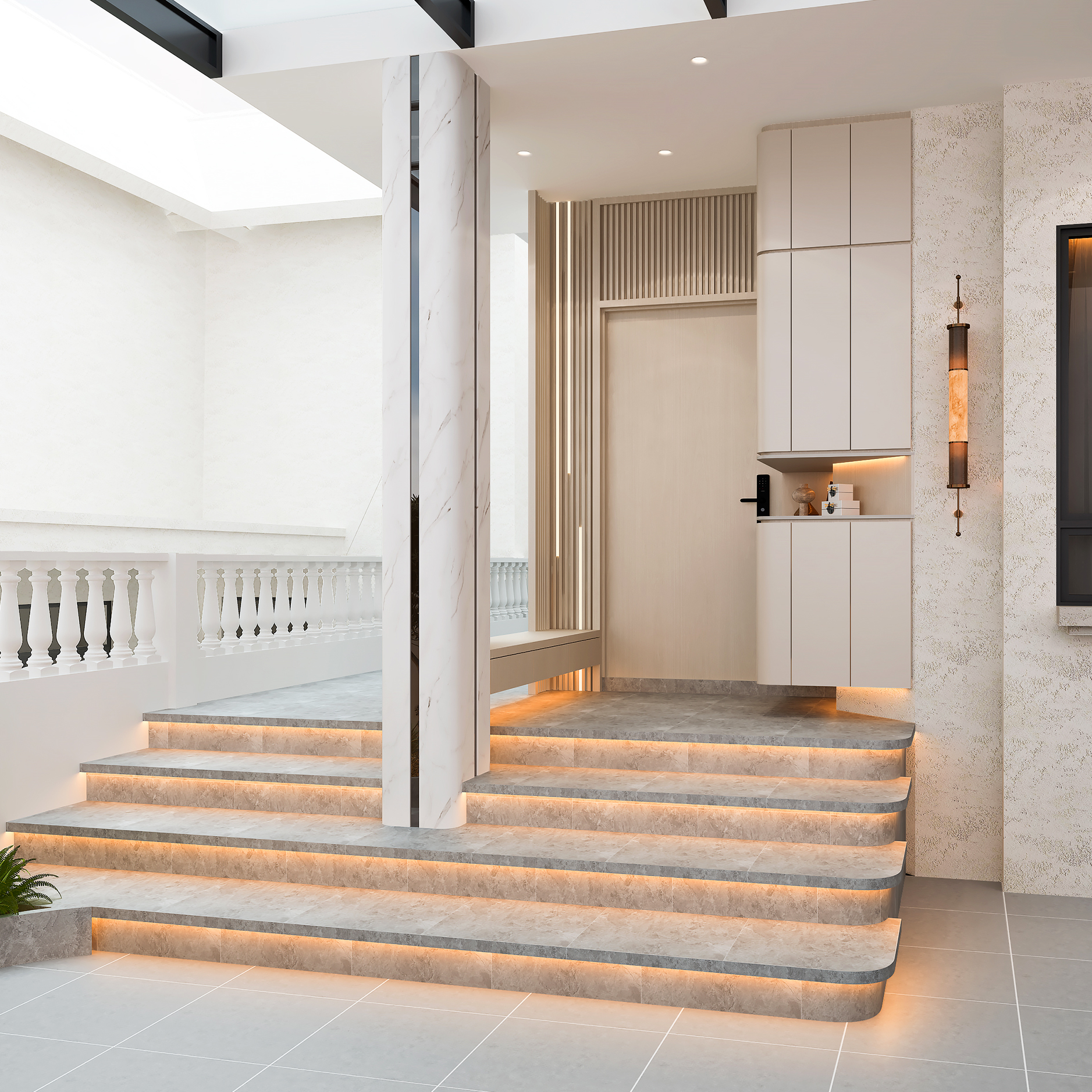Kew Terrace — Modern Japandi 3D design