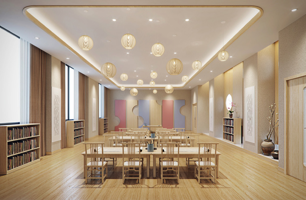 幼儿园教室3d模型