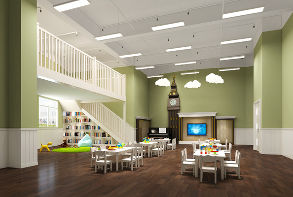 幼儿园教室3d模型