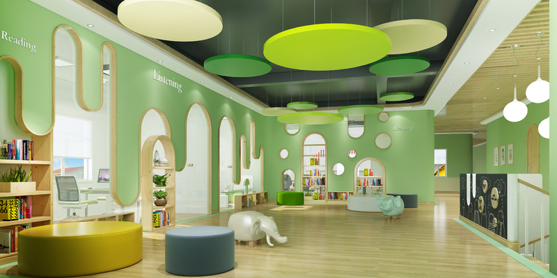 幼儿园大厅3d模型