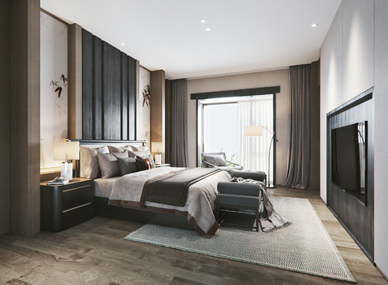 卧室主人房3d模型