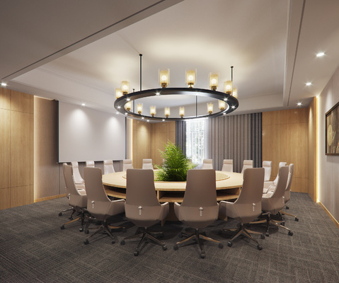 会议室3d模型