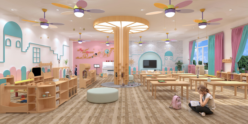 幼儿园教室3d模型