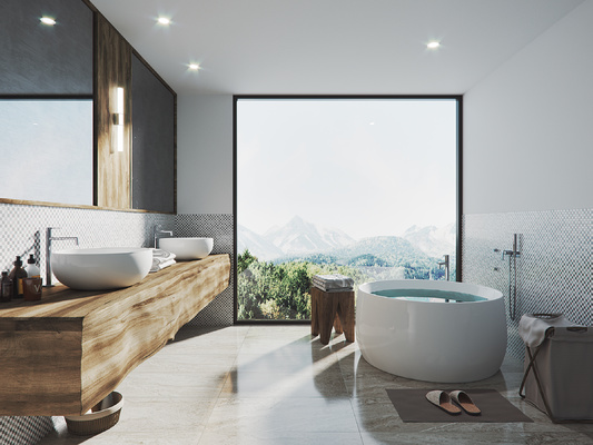 卫生间浴室3d模型