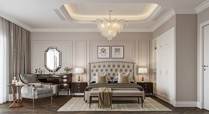 卧室主人房3d模型