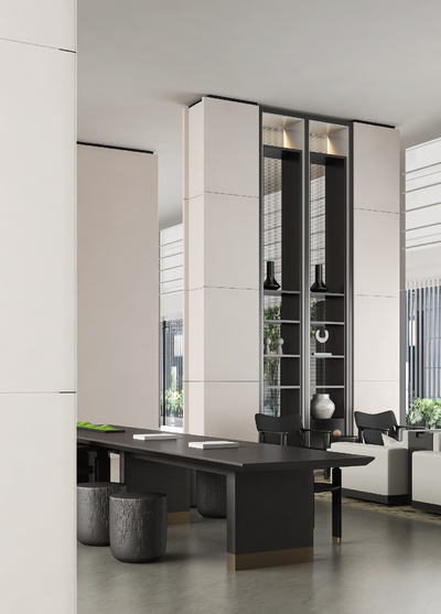 售楼处洽谈区3d模型