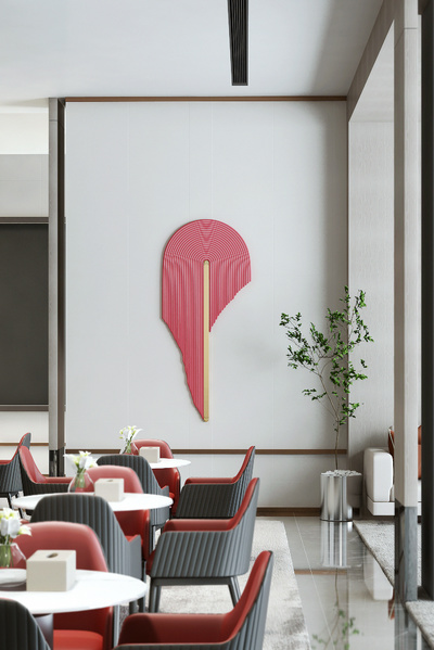 售楼处洽谈区3d模型