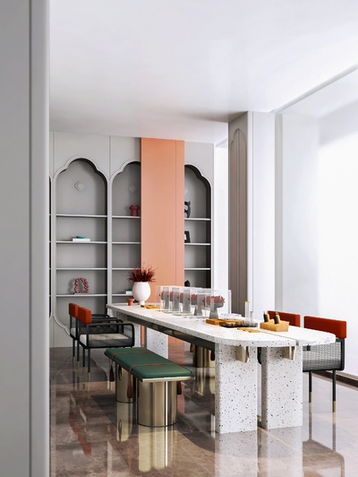 售楼处洽谈区3d模型