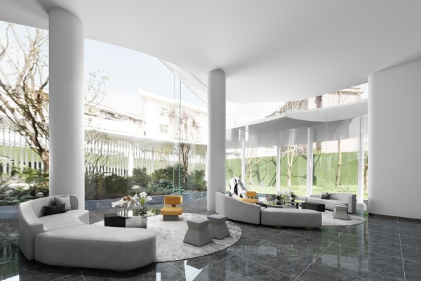 售楼处洽谈区3d模型