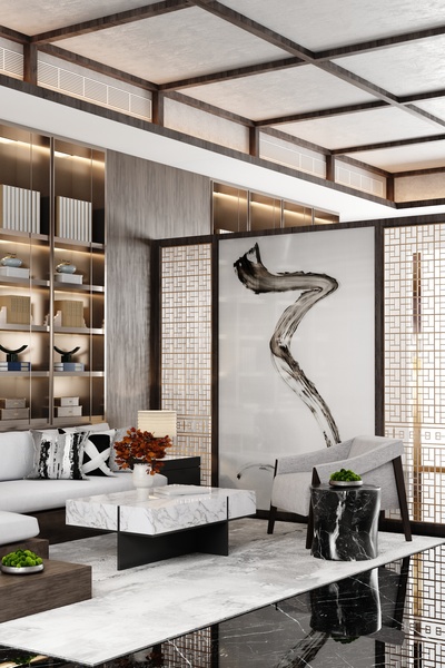 组合沙发3d模型