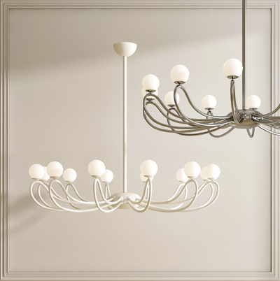 多头吊灯3d模型