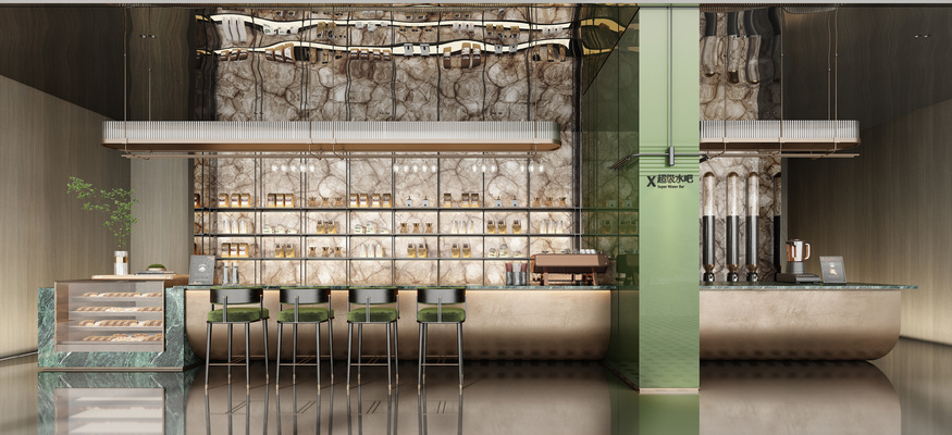 售楼处 咖啡区3d模型