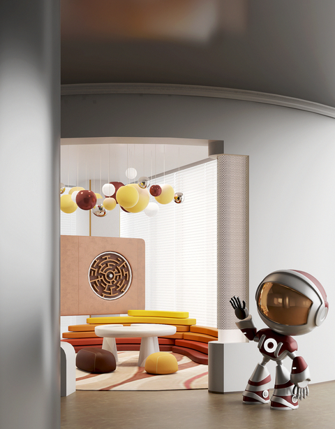 儿童娱乐区3d模型