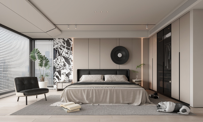 卧室 主人房 主卧3d模型