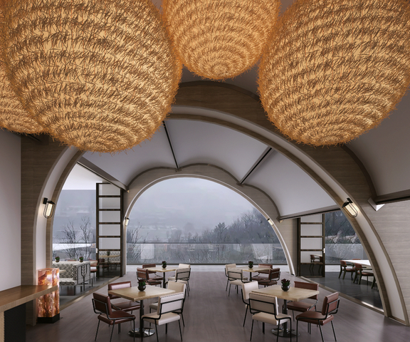 自助餐厅3d模型