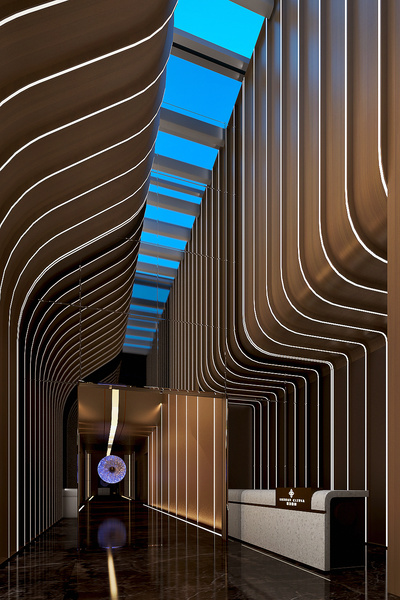 售楼处前台3d模型