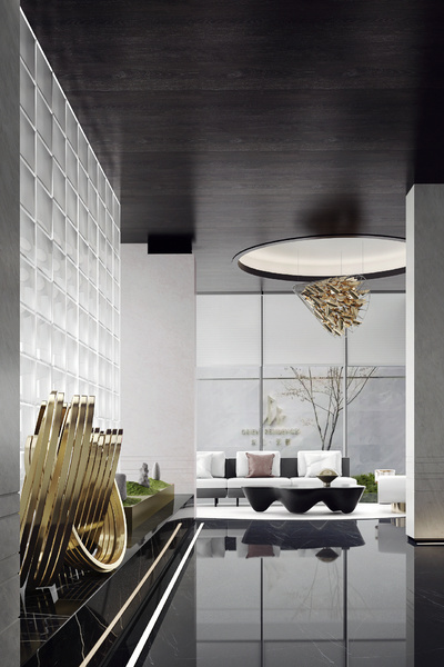 售楼处洽谈区3d模型