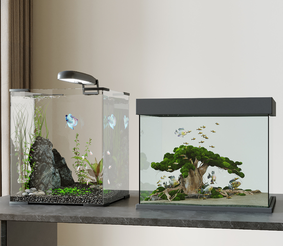 鱼缸 水族馆3d模型
